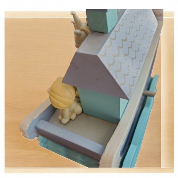 Vintage 1991 Precious Moments Wooden Noah's Ark - Picture 4 of 6